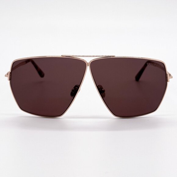 NEW TOM FORD SUNGLASSES TF1185 28E GOLD UNISEX EYEWEAR FT1185 28E main image 6